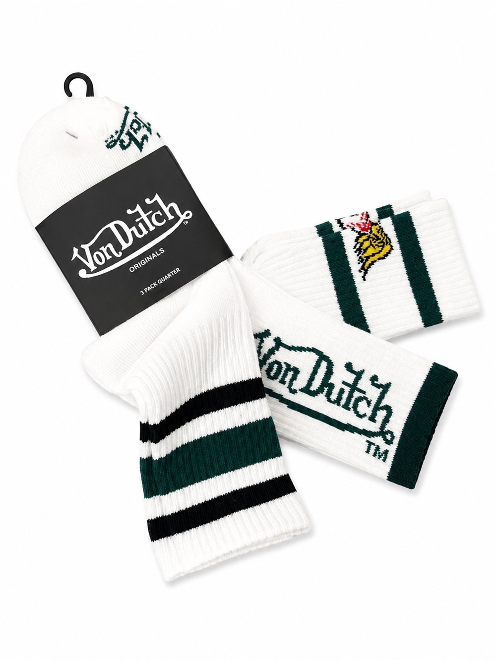 Von Dutch Quarter Socks 3 Pack